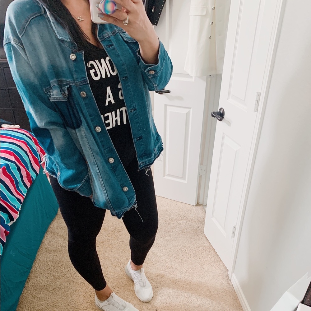Perfect oversized denim jacket